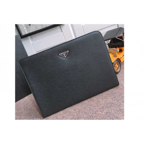 Prada 2VN003 Saffiano Leather Briefcase Bag in Black Saffiano leather Prada 2VN003 Saffiano Leather Briefcase Bag in Black Saffiano leather
