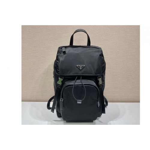 Prada 2VZ135 adidas for Prada Re-Nylon and Saffiano leather backpack On Black Nylon