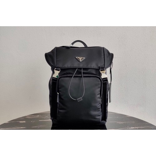 Prada 2VZ135 Nylon Backpack in Black Nylon