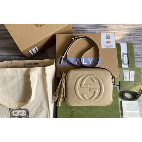 Gucci Soho small leather disco bag in Beige Leather Gucci Soho small leather disco bag in Beige Leather