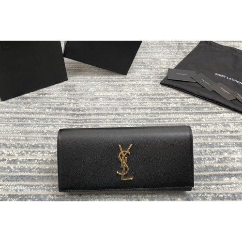 YSL Kate Clutch IN Black Grain De Poudre Embossed Leather YSL Kate Clutch IN Black Grain De Poudre Embossed Leather