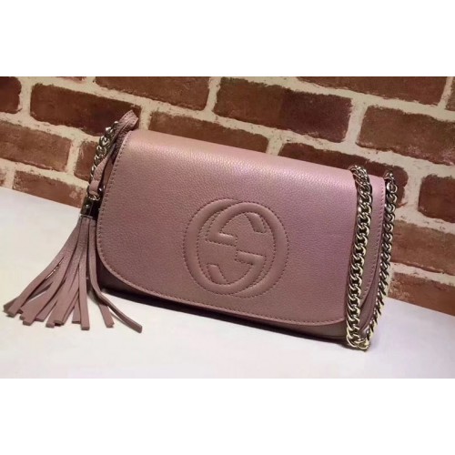 Gucci Soho Original Leather Shoulder Bag Pink Gucci Soho Original Leather Shoulder Bag Pink