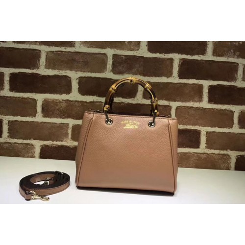 Gucci Bamboo Shopper mini Leather Top Handle Bags Pink Gucci Bamboo Shopper mini Leather Top Handle Bags Pink