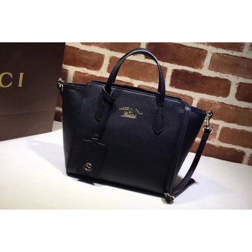 Gucci Swing mini Leather Top Handle Bag Black Gucci Swing mini Leather Top Handle Bag Black