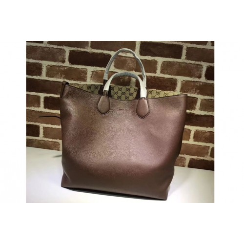 Gucci 370823b ramble reversible leather tote Bags