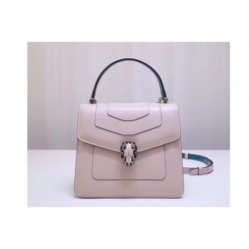 Bvlgari Serpenti Forever 38329 Crossbody Bags Beige Calf Leather