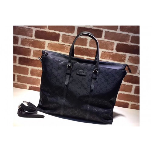 Gucci Nylon Guccissima Light Duffel Bag Black Gucci Nylon Guccissima Light Duffel Bag Black