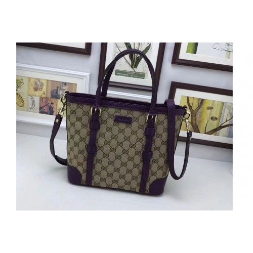 Gucci Classic Tote Bags Purple