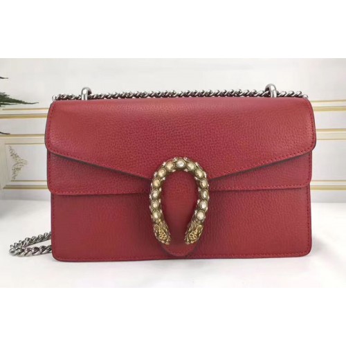 Gucci Dionysus Blooms Leather Shoulder Bag Red Gucci Dionysus Blooms Leather Shoulder Bag Red