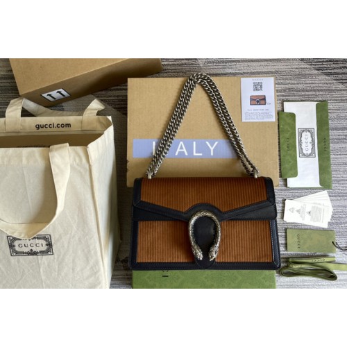 Gucci Dionysus small shoulder bag in Brown corduroy Gucci Dionysus small shoulder bag in Brown corduroy