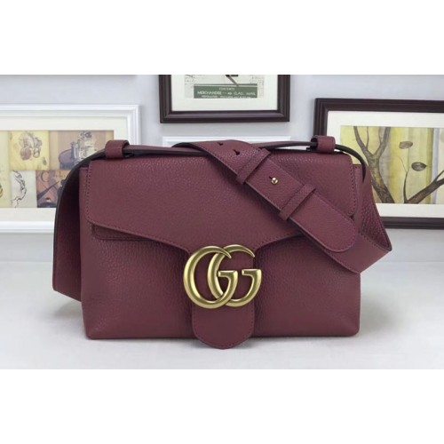 Gucci Marmont Leather Shoulder Bag
