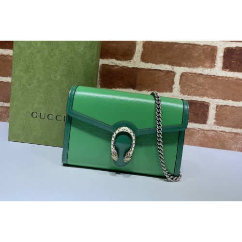 Gucci Dionysus mini chain bag in Green Leather Gucci Dionysus mini chain bag in Green Leather