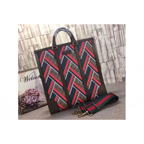 Gucci Tian Supreme Tote Bags Black