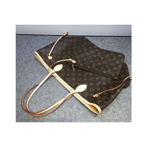 Louis Vuitton M40997 Neverfull MM Bag in Monogram Canvas Louis Vuitton M40997 Neverfull MM Bag in Monogram Canvas