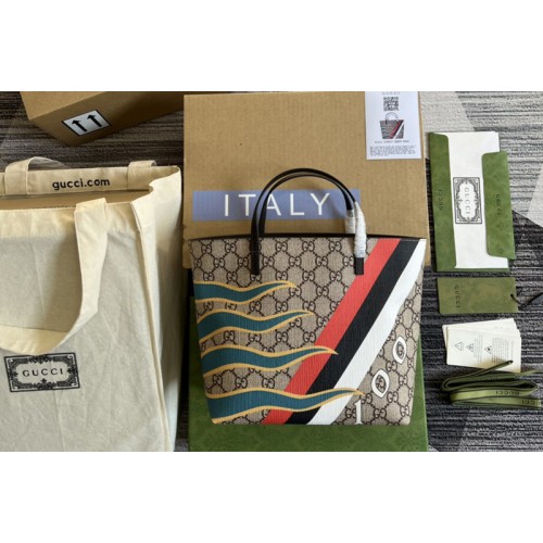 Gucci Supreme Childrens Tote Bag in Beige ebony Supreme canvas Gucci Supreme Childrens Tote Bag in Beige ebony Supreme canvas