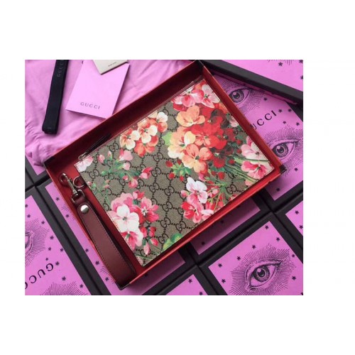 Gucci Blooms pouch Beige Ebony Gucci Blooms pouch Beige Ebony