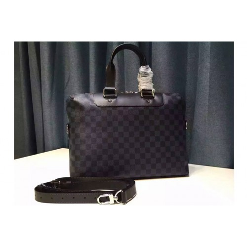 Louis Vuitton N42241 Porte-Documents Jour Bag in Damier Cobalt Canvas