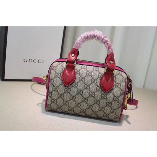 Gucci Canvas mini Top Handle Bags Red