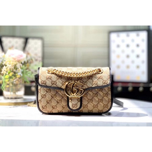 Gucci Marmont Shoulder bags Beige ebony Original canvas Gucci Marmont Shoulder bags Beige ebony Original canvas