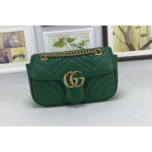 Gucci Now Marmont Mini Shoulder Bag Green