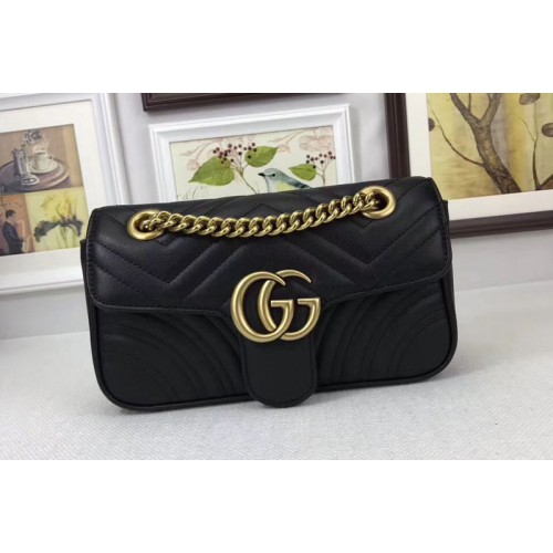 Gucci Now Marmont Mini Shoulder Bag Black Gucci Now Marmont Mini Shoulder Bag Black