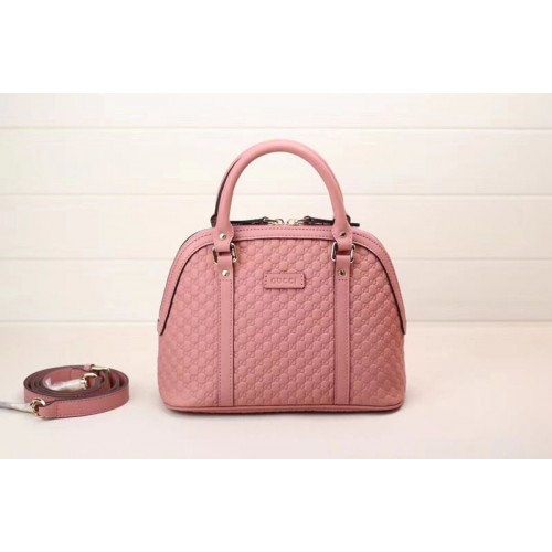 Gucci Signature Leather Top Handle Bag Pink Gucci Signature Leather Top Handle Bag Pink
