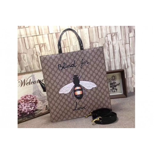 Gucci Bee Print Soft Supreme Tote bag Gucci Bee Print Soft Supreme Tote bag