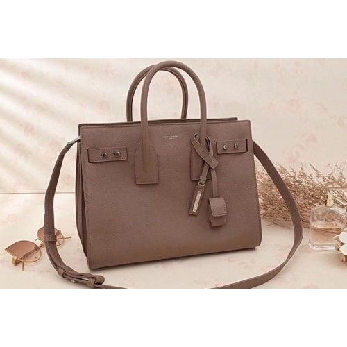 YSL Sac De Jour Souple Bag Grained Leather Beige YSL Sac De Jour Souple Bag Grained Leather Beige