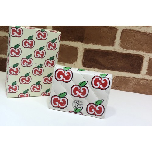 Gucci Card case wallet with apple print Gucci Card case wallet with apple print