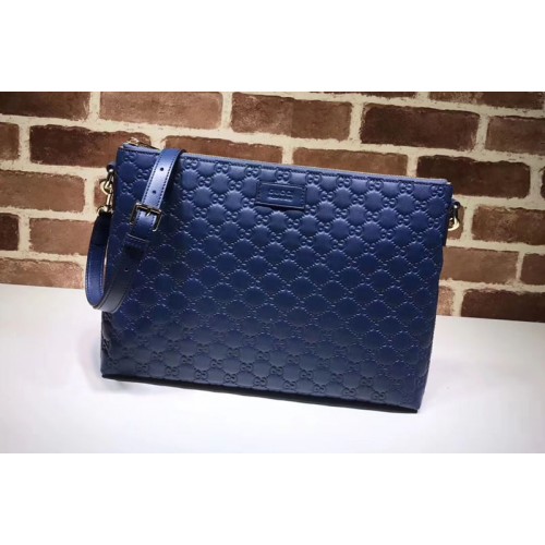 Gucci Signature soft messenger Bags Blue