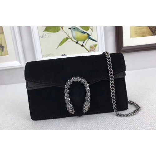Gucci Dionysus Velvet Super mini Bag Black Gucci Dionysus Velvet Super mini Bag Black