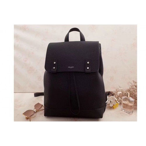 YSL Sac De Jour Backpack Grained Leather Black