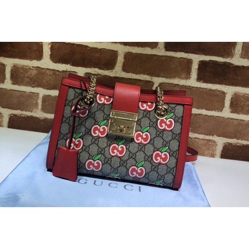 Gucci Padlock small bees shoulder bag Gucci Padlock small bees shoulder bag