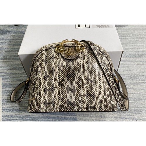Gucci Ophidia small snakeskin shoulder bag in Grey snakeskin Gucci Ophidia small snakeskin shoulder bag in Grey snakeskin