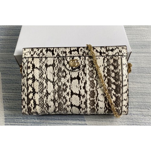 Gucci 5038777 Ophidia small snakeskin shoulder bag in Grey snakeskin Gucci 5038777 Ophidia small snakeskin shoulder bag in Grey snakeskin