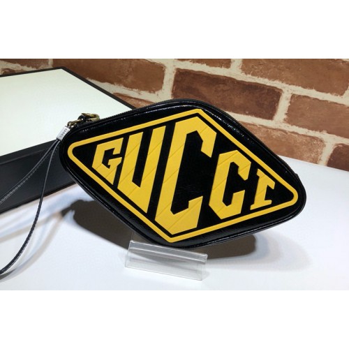 Gucci Marmont Belt Bag Black Patent Leather