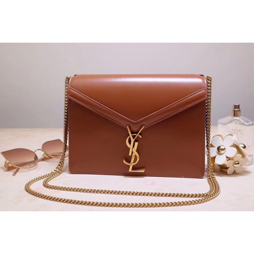 YSL Cassandra Monogram Clasp Bags In Tan Smooth Leather YSL Cassandra Monogram Clasp Bags In Tan Smooth Leather