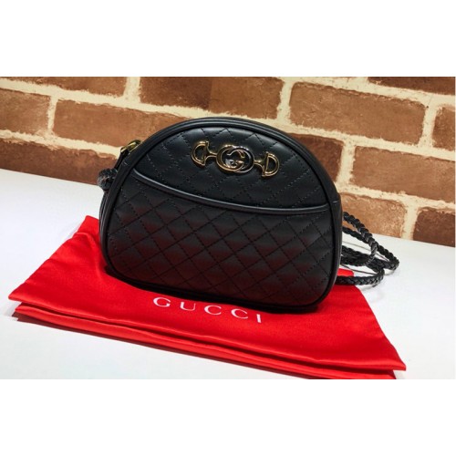 Gucci Laminated Leather Mini Bags in Black Leather