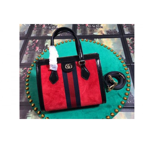 Gucci Ophidia small tote bags Red Suede Gucci Ophidia small tote bags Red Suede