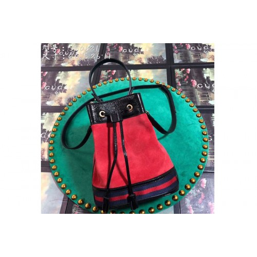 Gucci Ophidia Small bucket bags Red Suede Gucci Ophidia Small bucket bags Red Suede