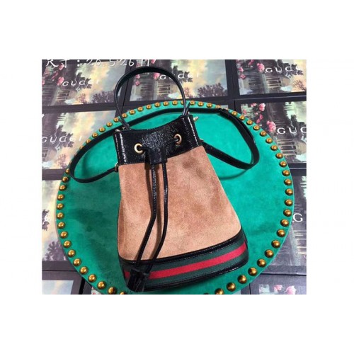 Gucci ‎ Ophidia Small bucket bags Brown Suede