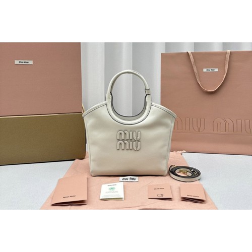 Miu Miu Ivy leather Small bag in White Leather Miu Miu Ivy leather Small bag in White Leather