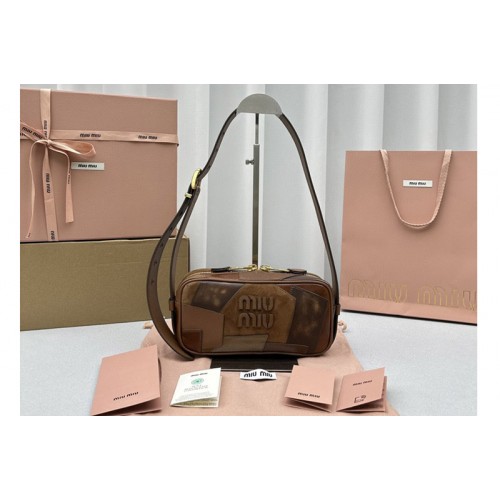 Miu Miu Arcadie leather bag in Brown Leather