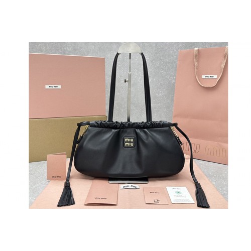 Miu Miu the pouch bag in Black Leather