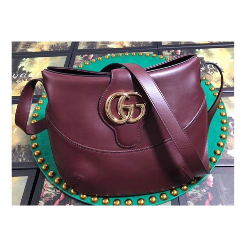 Gucci Arli medium shoulder bag Wine Leather Gucci Arli medium shoulder bag Wine Leather