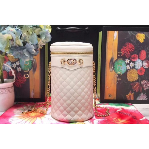 Gucci Quilted leather belt bags White Leather