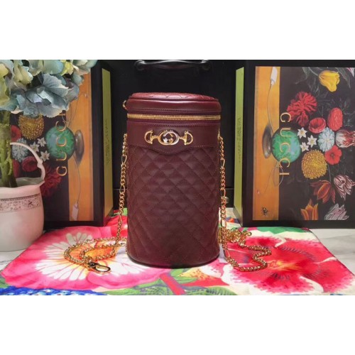 Gucci Quilted leather belt bags Bordeaux Leather