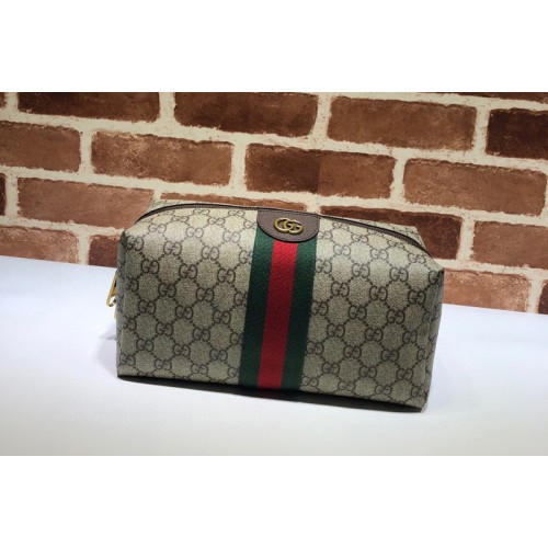 Gucci Ophidia toiletry case in Beige ebony soft Supreme