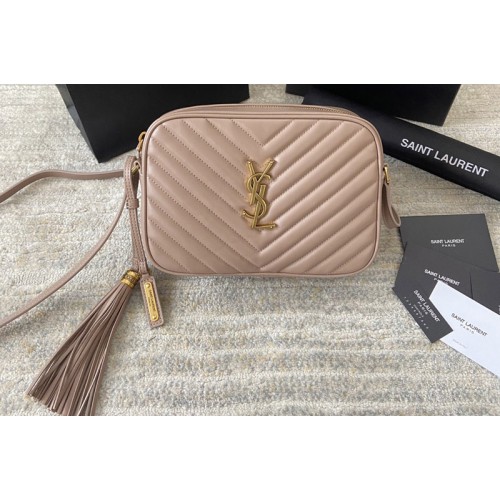 YSL LOU CAMERA BAG IN Pink QUILTED LEATHER YSL LOU CAMERA BAG IN Pink QUILTED LEATHER