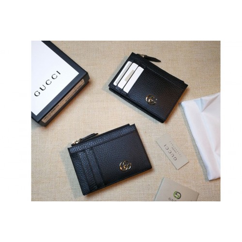 Gucci Marmont card case in Black Leather